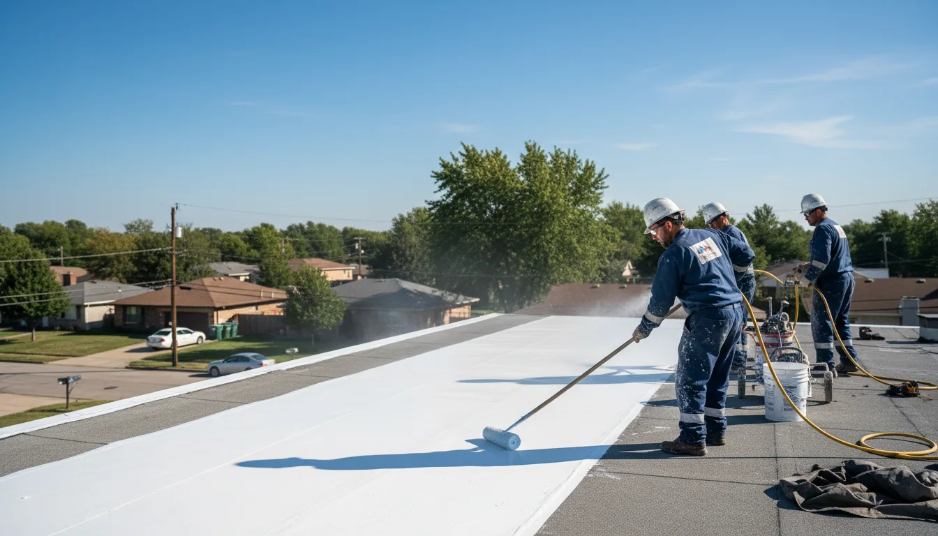 Commercial roof coating in Woodstock, NH near me